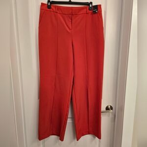 Elegant Red Women's Palazzo Pants